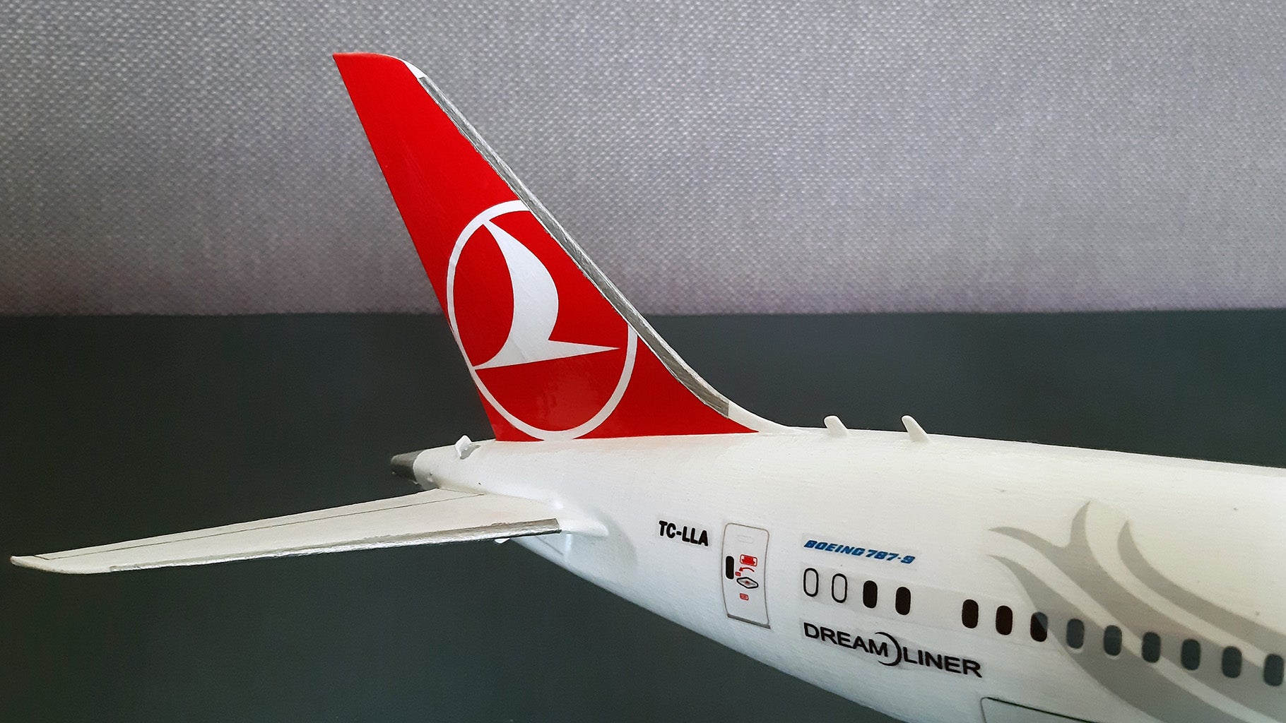 Boeing 787-9 Turkish Airlines 1/100 3D-print model - DA.C
