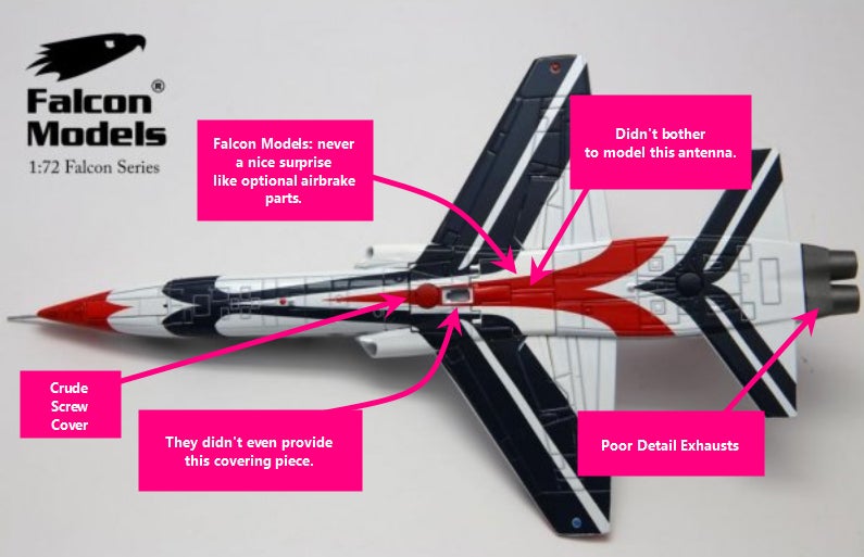ファルコンモデル 1/72 Ｔ−38 サンダーバーズ U.S. Air Force T-38A Talon Thunderbirds Lead 1974 FA721102 1