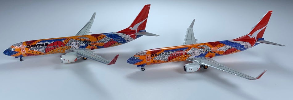 Herpa and NG Qantas 737-800 