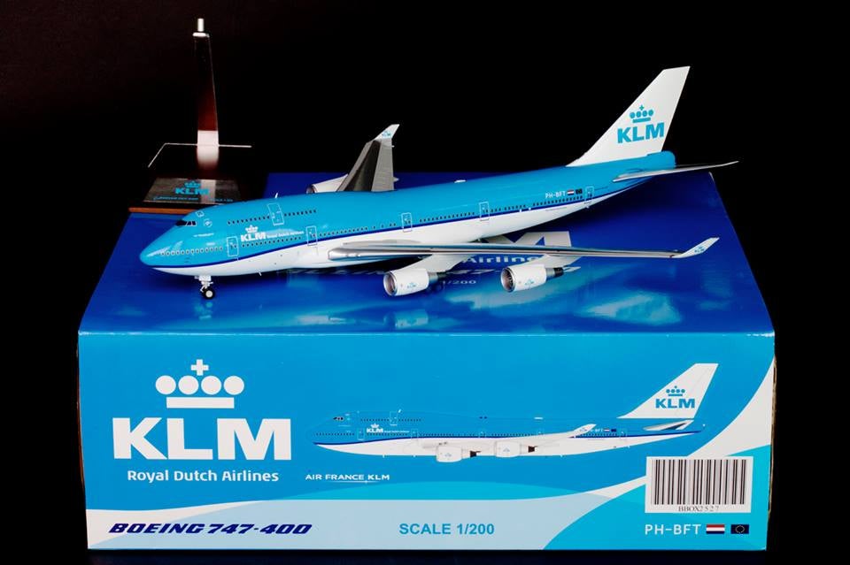 Gemini Jets KLM "New Color" Boeing B747-400 1/200 