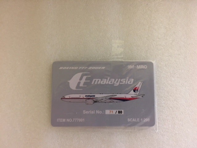 JCWings 1/200 マレーシア航空 B777-200ER 9M-MRA empresasjuveniles.com