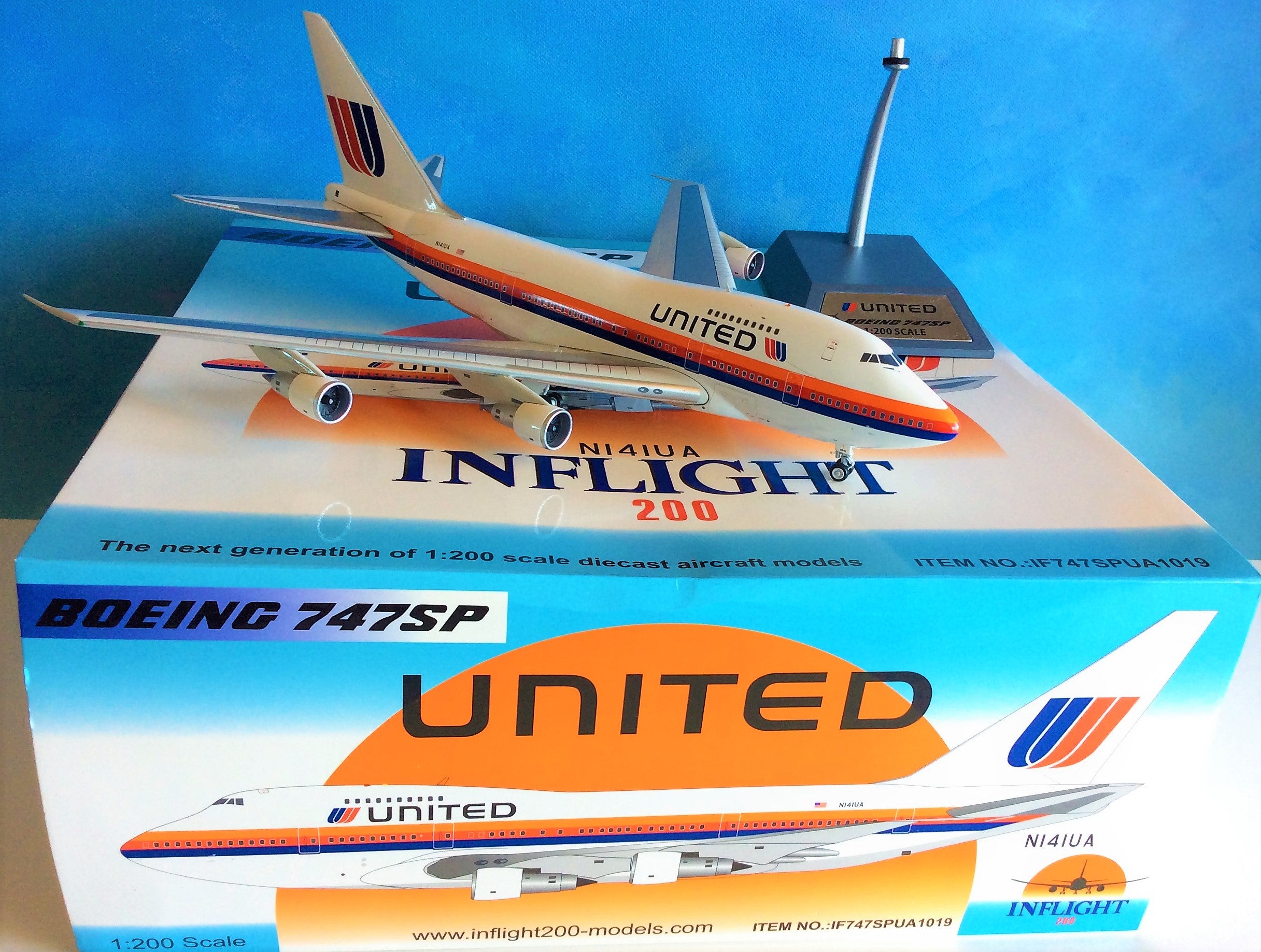 1:200 Inflight200 B747SP United (IF747SPUA1019) - DA.C