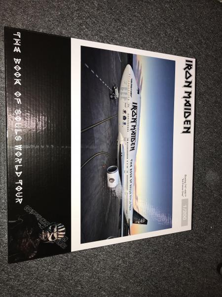 Herpa Metallic Iron Maiden Boeing 747-400 - DA.C
