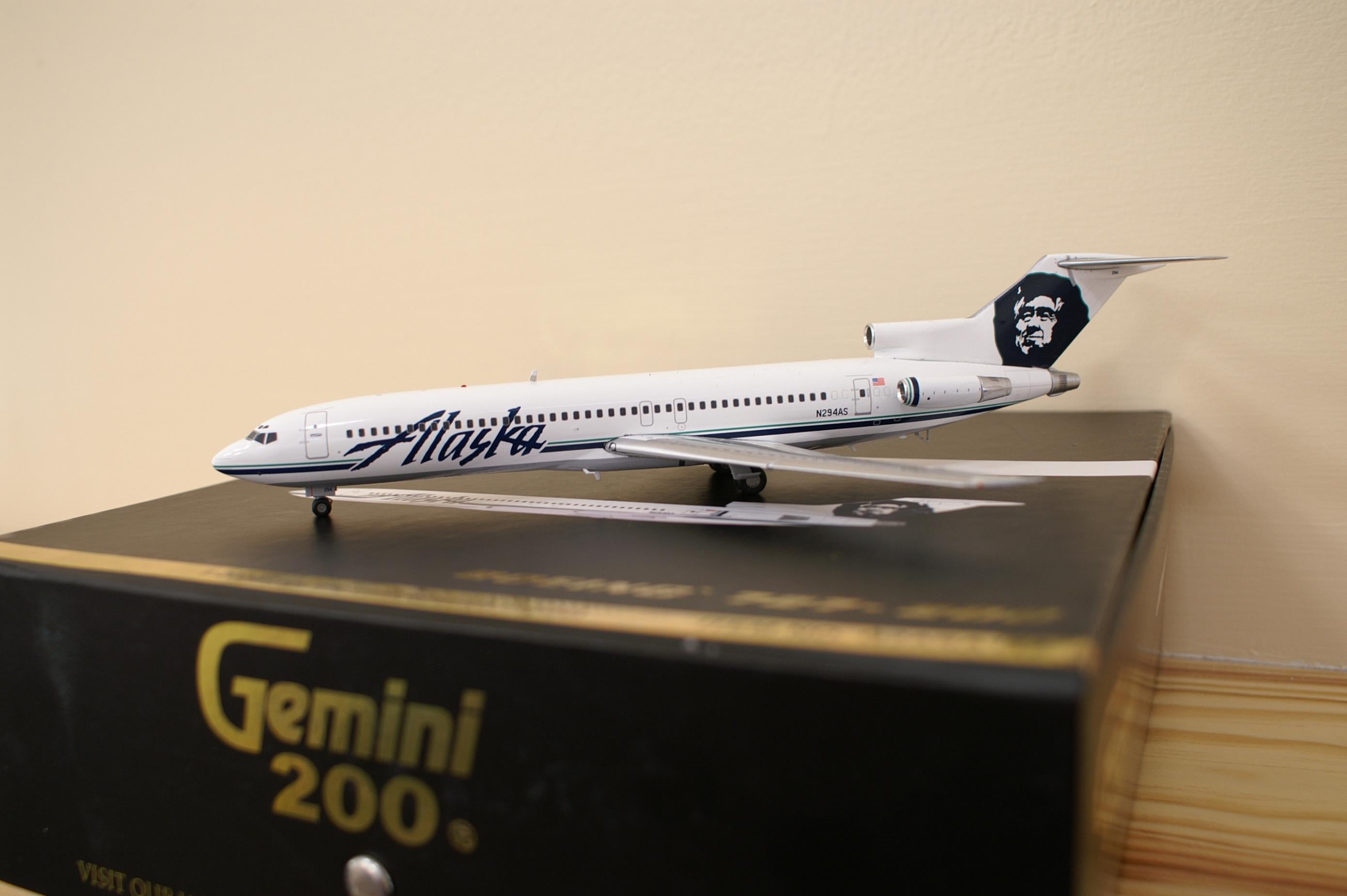 Alaska Boeing 727-200 is landed into my collection - DA.C